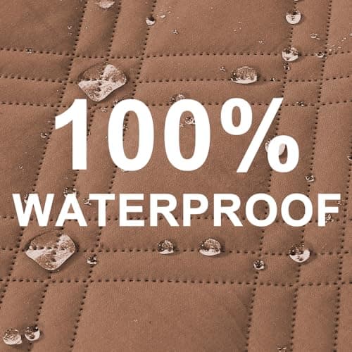 Turquoize Waterproof Pet Couch Cover for 3-Cushion Sofa (French Oak) — Terracotta