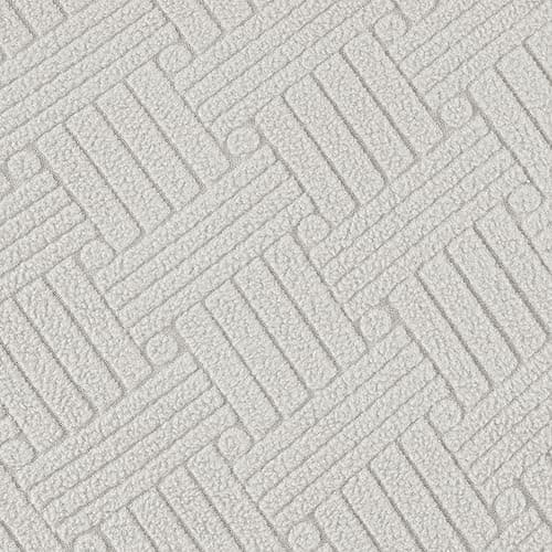 KinCam Stretch Recliner Cover, Dark Gray Stripe, 2 Seater — Cream