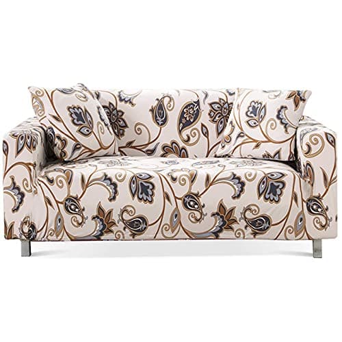 Love Forever Lamberia Printed 3 Seater Sofa Cover with Pillow Cases