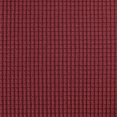 CHUN YI Stretch Sofa Cover, 3 Seat, Grey Checks Spandexсалон coverage — Wine