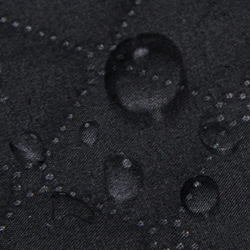 XINEAGE Loveseat Sofa Cover, Dark Grey Waterproof & Soft Washable — Black