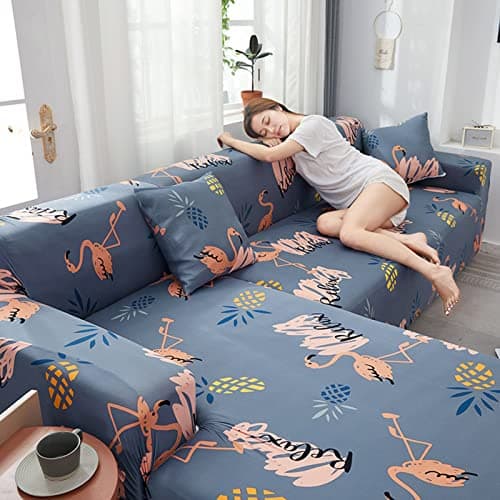 IMYOGI High Stretch Sofa Covers for 3 Seater Sectional Couch - Living Room Protector — Ax