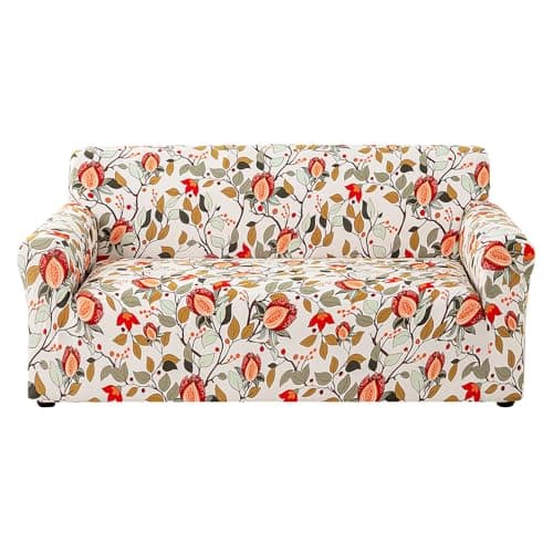 Love Forever Lamberia Printed 3 Seater Sofa Cover with Pillow Cases — Fruitage