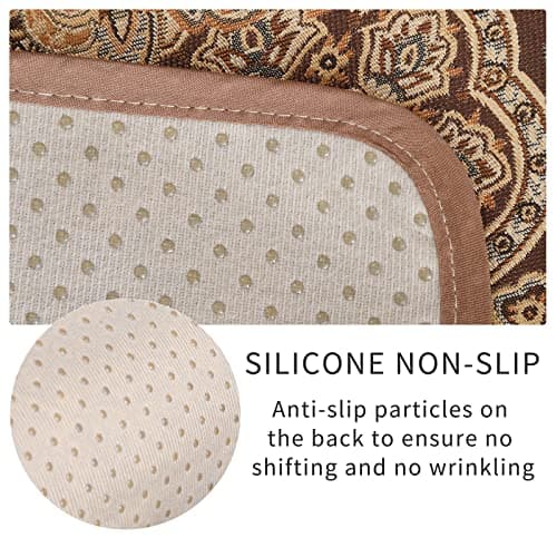 LUFEIJIASHI Non-Slip Waterproof Recliner Covers for Leather & Electric Chairs, Brown