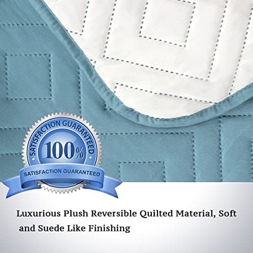 H.VERSAILTEX Reversible Loveseat Cover Anti-Slip Water Resistant Elastic Straps