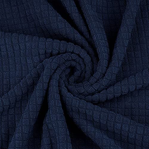 Asnomy Black Pet Protector Couch Covers for 2 Cushion Loveseat — Navy Blue
