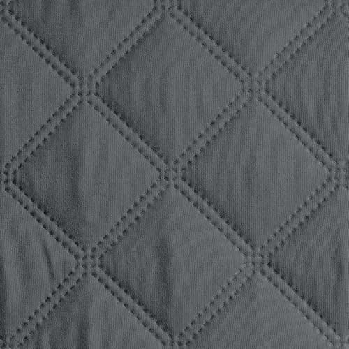 TAOCOCO Large Recliner Seat Cover, Light Gray, Non-Slip & Pet-Friendly — Charcoal Gray