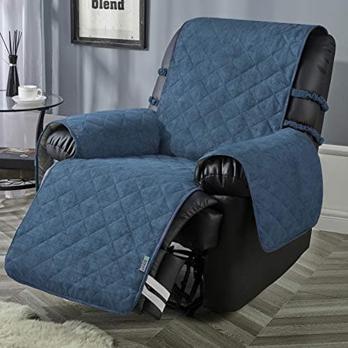 STONECREST Waterproof Microsuede Recliner Slipcover (Chocolate, 23") — Denim