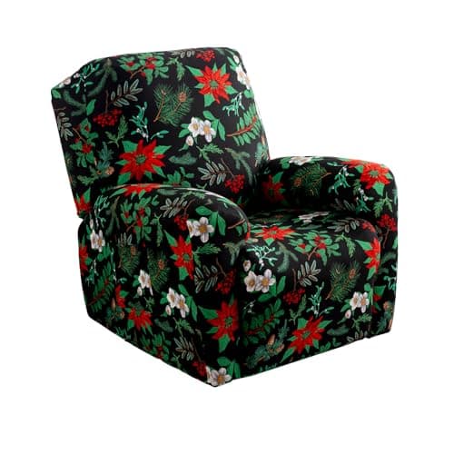 Lazy Boy Recliner Cover with Pockets & Elastic Bottom Protection — Color A34