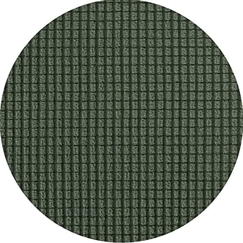 SubrTEX 5 Piece Stretch Loveseat Slipcover, Gray — Olive Drab