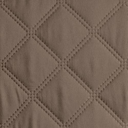 TAOCOCO Large Recliner Seat Cover, Light Gray, Non-Slip & Pet-Friendly — Brown