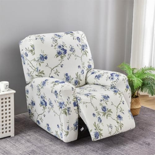 Lazy Boy Recliner Cover with Pockets & Elastic Bottom Protection — Color B35