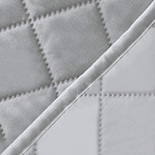 Easy-Going Reversible Loveseat Couch Cover, Gray/Light Gray — Light Gray/Light Gray