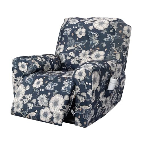 FUANGUI 4-Piece Lazyboy Recliner Cover with Storage Pockets — 25