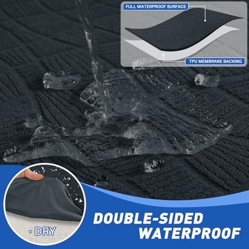 MAXIJIN Waterproof Recliner Couch Cover, Dark Gray