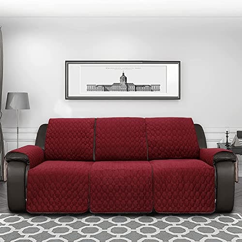 RBSC Burgundy 32" Right Recliner Sofa Waterproof Covers