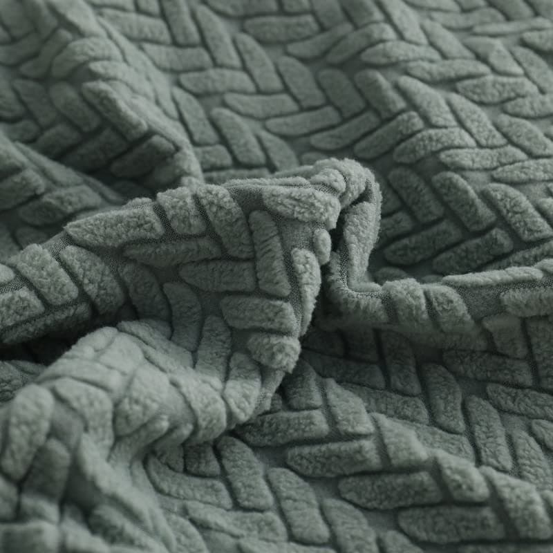 Dark Grey Stretch Slipcover for L Shape Sectional Sofa (Back Cover) — Green