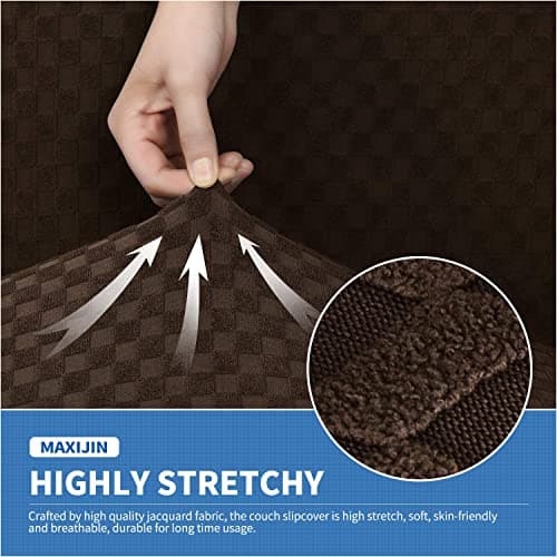 MAXIJIN XL Dark Coffee Oversized Recliner Covers