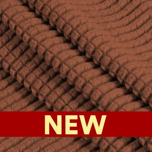 PrinceDeco Stretch Loveseat Sofa Cover, Brown, Washable Pet Friendly — Caramel