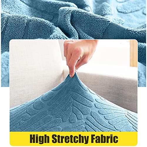 2023 New 6Pcs Grey Stretch Sofa Cover for L-Shaped Sectional Couch