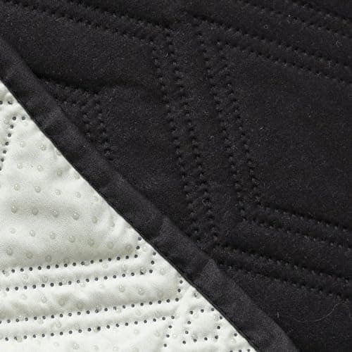 Genina 100% Waterproof Recliner Chair Cover, Anti-Slip Furniture Protector for Pets Dogs (Coffee) — Black