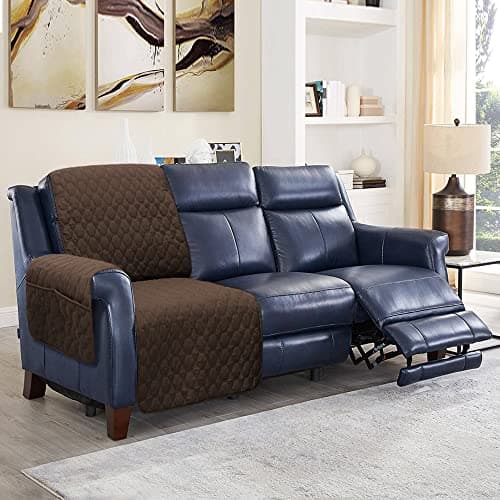RBSC Burgundy 32" Right Recliner Sofa Waterproof Covers — Coffee