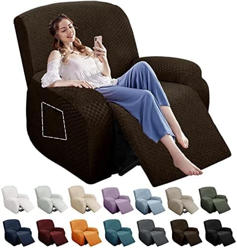 YEMYHOM Light Gray Stretch Recliner Slipcover with Side Pocket Global Recycled Standard  
YEMYHOM Light Gray Anti-Slip Recliner Cover with Elastic Bottom Global Recycled Standard  
YEMYHOM Light Gray Recliner Chair Cover with Side Pocket Global Recyc