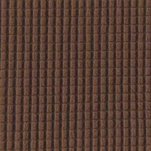 Dark Gray Stretch Sofa Slipcover for Kids' Sofas — Brown