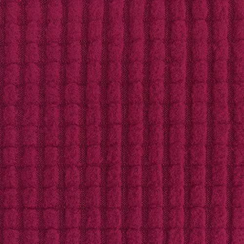 Stretch Sofa Cover for 3 Cushion Couch, Furniture Protector for Dogs - Black — Burgundy