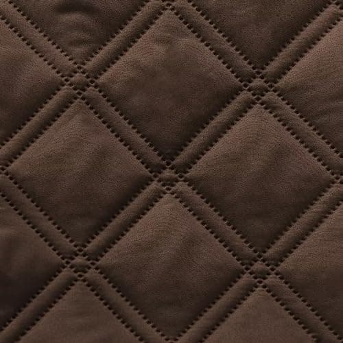TOMORO 100% Waterproof Non-Slip Recliner Chair Cover, Dark Gray, 23x38 Inch — Brown