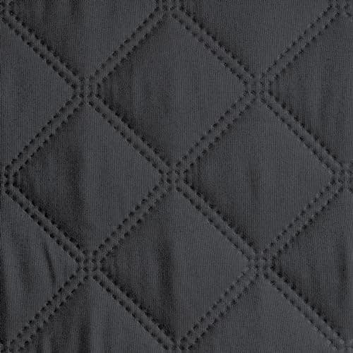 TAOCOCO Large Recliner Seat Cover, Light Gray, Non-Slip & Pet-Friendly — Black