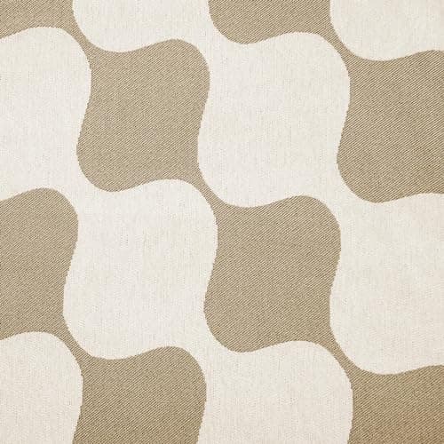 MEETSKY Beige Couch Cover for 3-Cushion Sofa PetProtective — Khaki Checkerboard