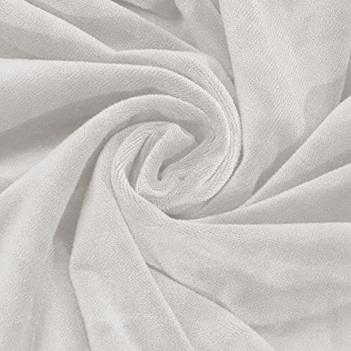 Navy Velvet Recliner Loveseat Cover, Stretch Reclining Slipcover — White