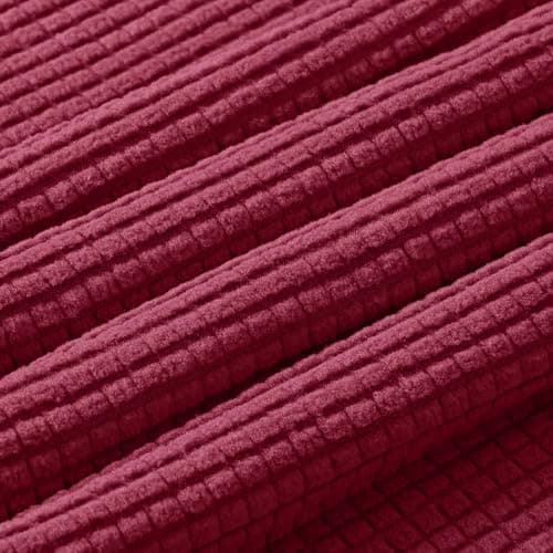 TAOCOCO Stretchable 8-Piece Recliner Sofa Covers Pale Brown — Burgundy