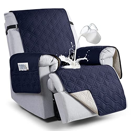 VANSOFY 100% Waterproof Pet Chair Cover, Dark Gray, 23.6" — Dark Blue