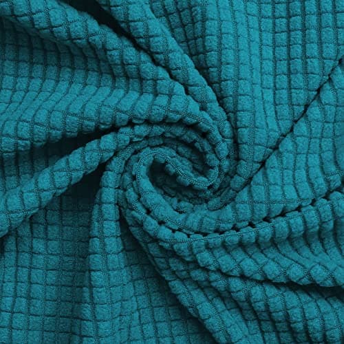 Oversized Sofa Slipcovers for 3 Cushion Couch with Elastic Bottom, Suitable for Kids and Pets (X-Large, Black) — Peacockblue