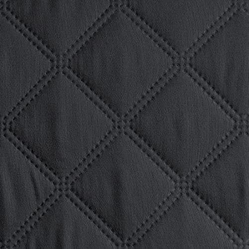 Waterproof Loveseat Cover for Double Recliner with Console, Dark Grey, 2 Seater — Black
