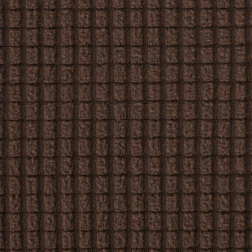 CHUN YI 3 Seater Couch Slipcover, Large Grey Checks — Chocolate