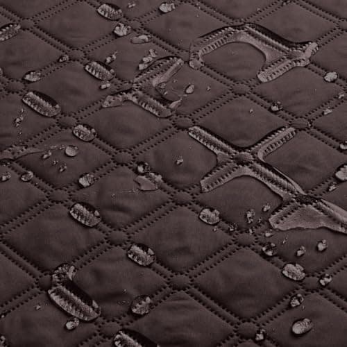 TAOCOCO 100% Waterproof Recliner Cover, Pet & Kids Washable, Dark Gray — Chocolate