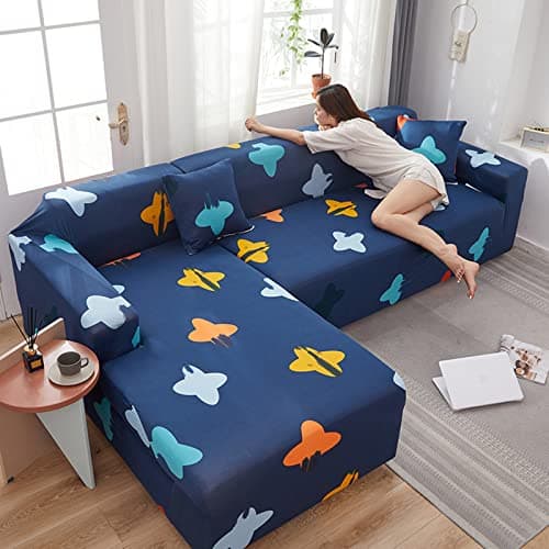 IMYOGI High Stretch Sofa Covers for 3 Seater Sectional Couch - Living Room Protector — Bb