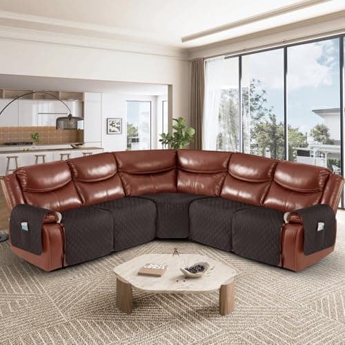Ruaozz 100% Waterproof Armless Chair Cover - Non Slip, Washable, Chocolate for Sectional Recliner Sofa - Oversized Additional Seat Cover - OEKO-TEX STANDARD 100

Ruaozz 100% Waterproof Armless Chair Cover - 1-Piece Oversized Additional Seat Cover - N