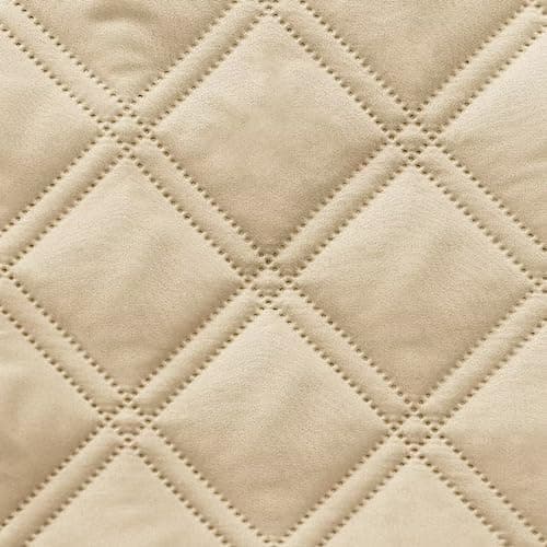 TOMORO 100% Waterproof Non-Slip Recliner Chair Cover, Dark Gray, 23x38 Inch — Beige