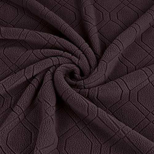 VANSOFY 3-Piece Stretch Recliner Cover, Dark Gray — Chocolate