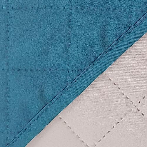 Reversible Chocolate/Beige Loveseat Sofa Cover Protector — Blue/Beige