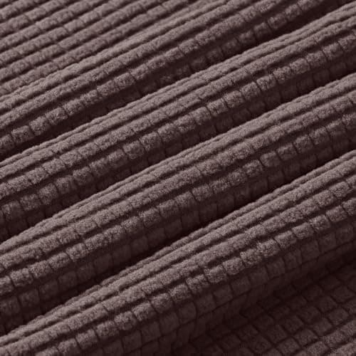 TAOCOCO Stretchable 8-Piece Recliner Sofa Covers Pale Brown — Dark Coffee