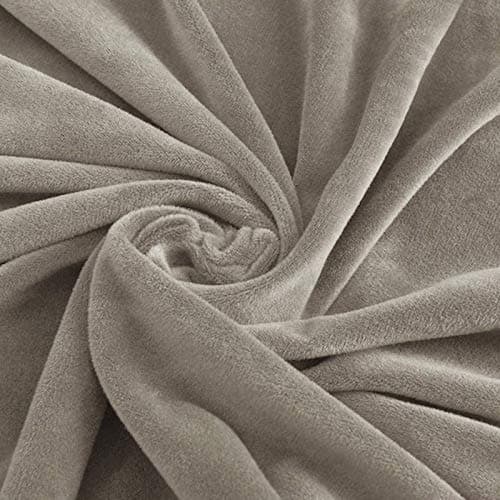 Off White Stretch Velvet Recliner Covers for Lazy Chair with Side Pocket — Taupe