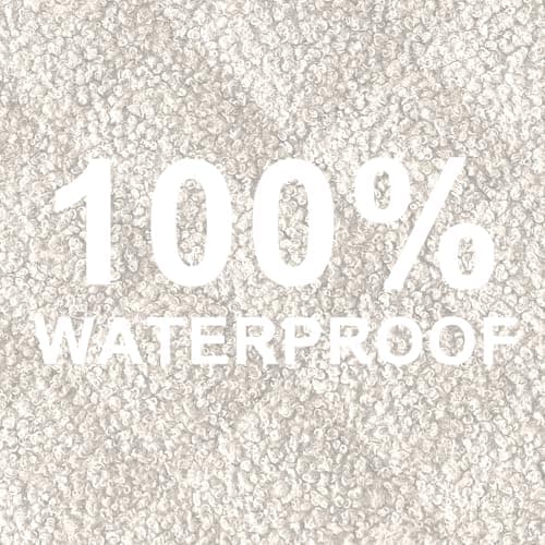Turquoize Waterproof Dog Loveseat Cover with Side Pocket (Natural White) — Natural White