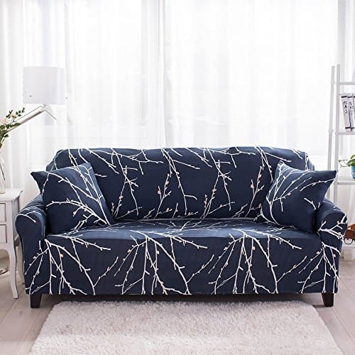 Love Forever Lamberia Printed 3 Seater Sofa Cover with Pillow Cases — Tree Branch