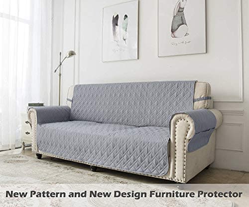 Ameritex Waterproof Nonslip Recliner Cover, Light Grey (23"), Pets & Kids Protection