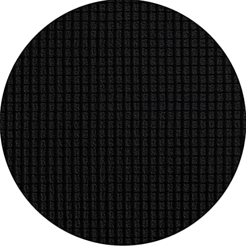 SubrTEX 5 Piece Stretch Loveseat Slipcover, Gray — Black